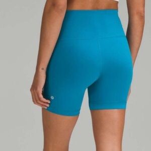 Lululemon Wunder Train High-Rise Short 6" Hawaiian Blue‎ 2